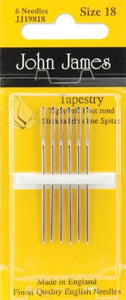 Needle Type: Tapestry | Size: 18