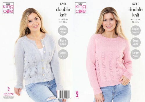 King Cole Knitting Pattern Subtle Drifter DK - Cardigan and Sweater 5741