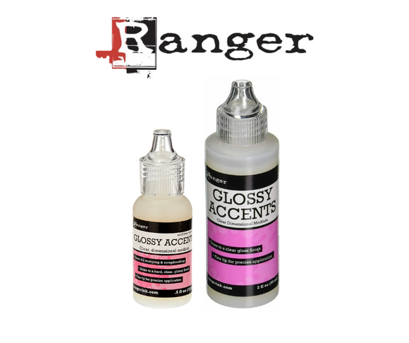 Ranger Glossy Accents Clear Dimensional Medium - 18ml or 59ml