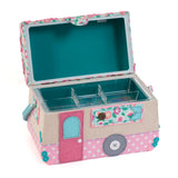 HobbyGift Sewing Box - Caravan -  Appliqué