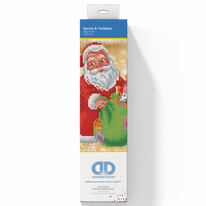 Diamond Dotz - Diamond Painting Kit - Santa and Teddies
