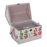 HobbyGift Sewing Box: Embroidered: Strawberry Greenhouse