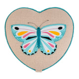 HobbyGift Sewing Box (M): Heart: Appliqué: Flutterby