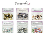 Dovecraft Mini Metallic Letter Tiles