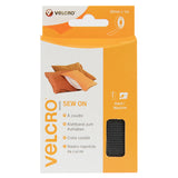 VELCRO® Brand Sew On Tape - Black/White - Hook & Loop - 20mm x 1m