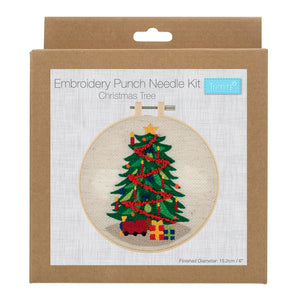 Christmas Embroidery Hoop Kits - 12 Designs