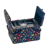 HobbyGift Sewing Box (L) - Twin Lid - Mini Sew Machines