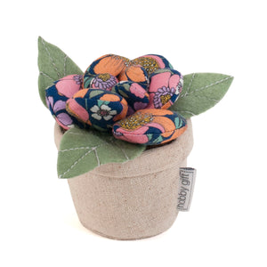HobbyGift Pincushion: Flower Pot: Garden Serenade