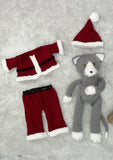 King Cole Christmas Knits Book 6 Knitting Patterns Santa Cats Wreath Decorations