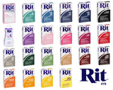 Rit Dye Powder Dye - For Fabrics, Plastics, Nylon - All Colours - 31.9g