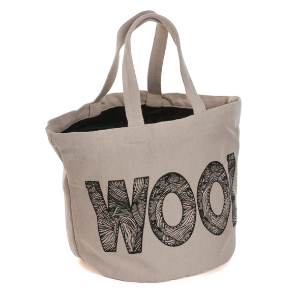 HobbyGift Bucket Bag: 'Wool' Logo