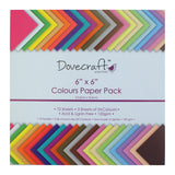 Dovecraft Colour Value Paper Packs (48 sheets)