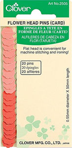 Clover Flower Head Pins (0.55mm) x20