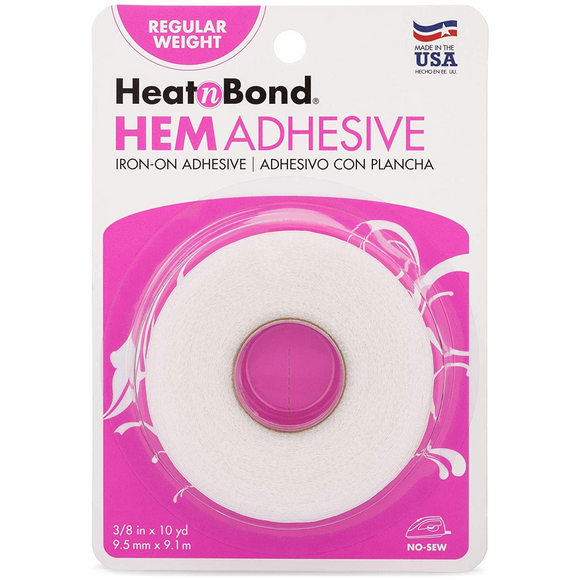 Heat and Bond - Iron on Adhesive 9.5 mm x 9.1 m Regular Weight Hem