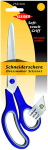 Kleiber Blue Stainless Steel Dressmaking Scissors 250MM / 10" Fabric Shears Tailoring