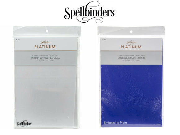 Spellbinders Platinum Accessories - Cutting Plates or Embossing Plates & Mat