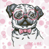 Diamond Dotz - Diamond Painting Kit - Hug a Pug