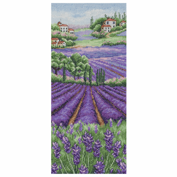 Counted Cross Stitch Kit: Provence Lavender Scape