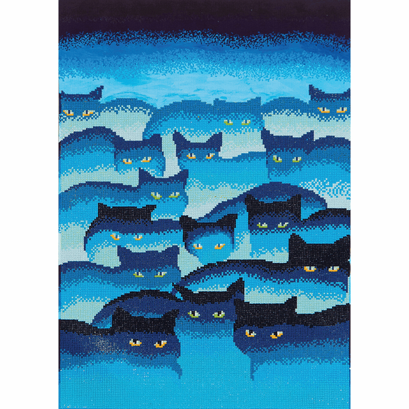Diamond Dotz - Diamond Painting Kit - Smokey Mountain Cats Design