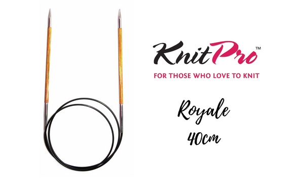 KnitPro Royale Fixed Circular Needles 40cm