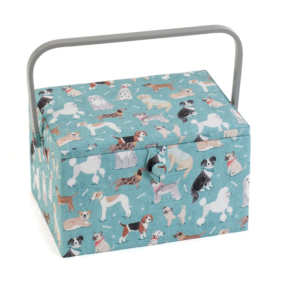 HobbyGift Sewing Box (L) - Dogs
