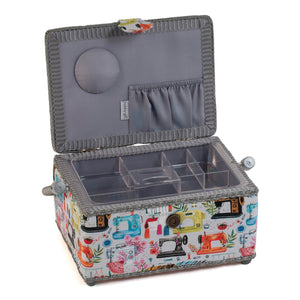 HobbyGift Sewing Box (M) - Rectangle - Sewing Machines